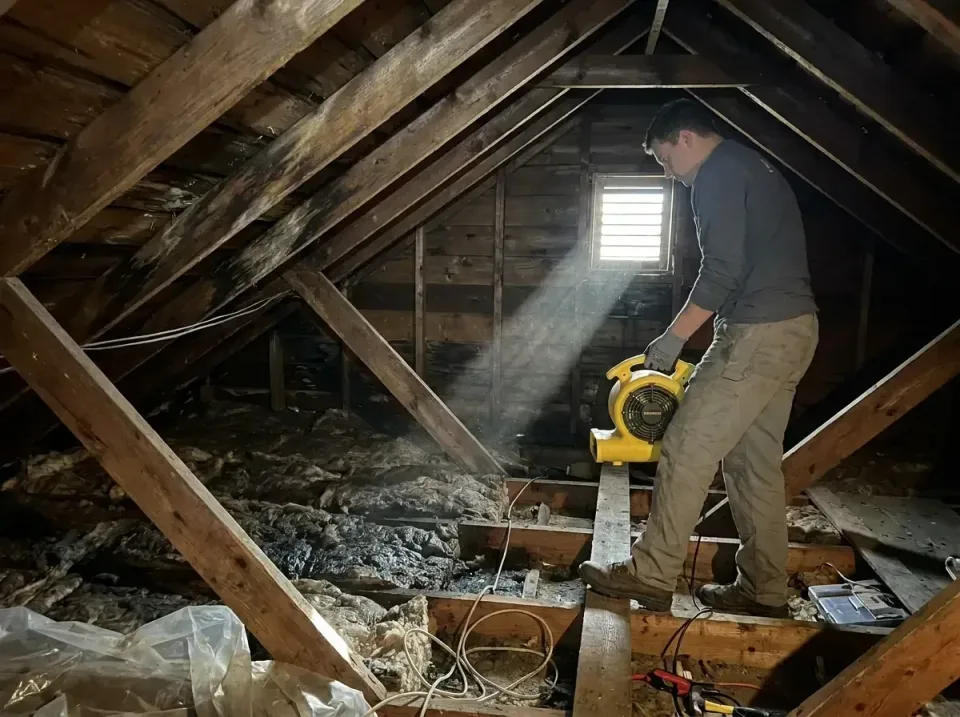 attic-water-damage-drying-proc-007 — frequently asked questions, Emergency Water Extraction & 24/7 Flood Response in Bonny D…